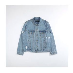 ROSE HOPE TRUCKER JACKET in vintage denim wash